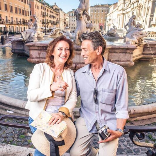 photo of couple on vacation